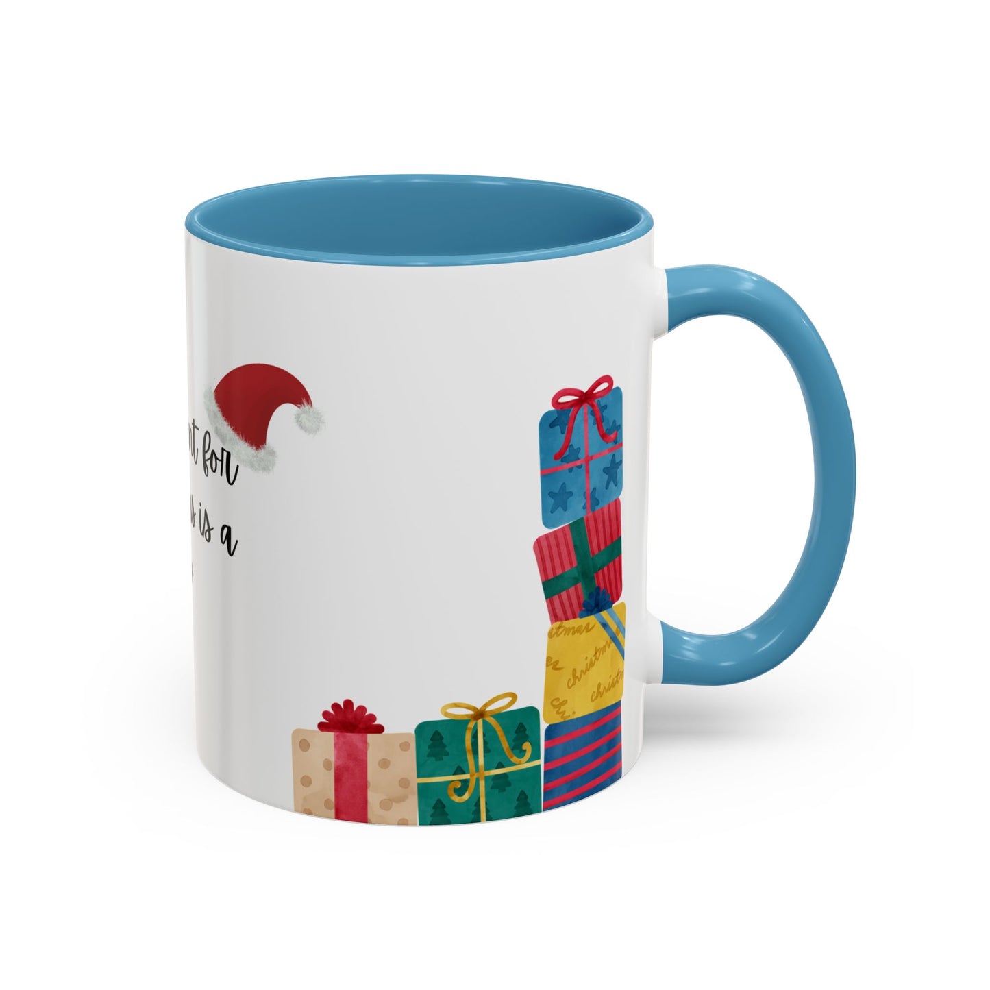 Christmas Nap Accent Coffee Mug - 11oz Holiday Gift for Coffee Lovers