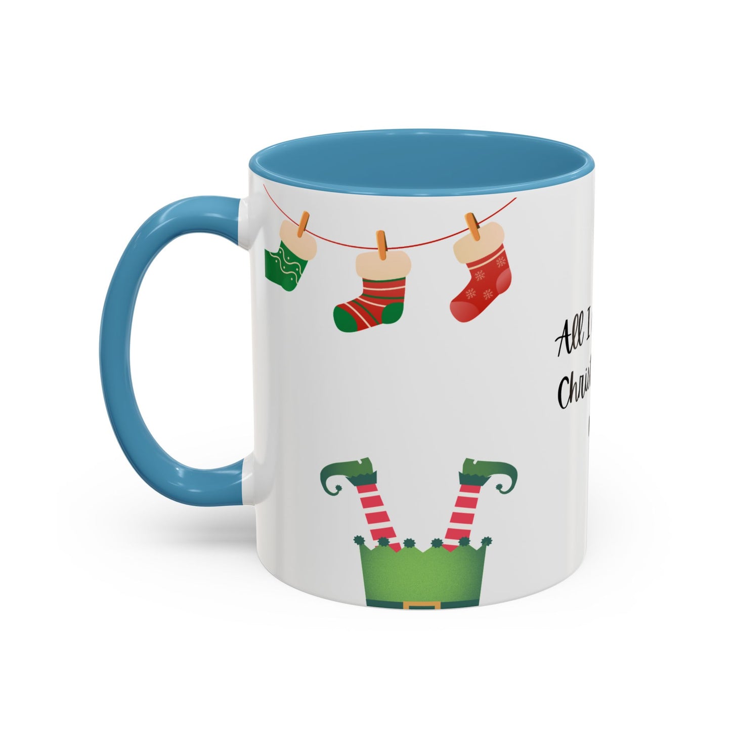 Christmas Nap Accent Coffee Mug - 11oz Holiday Gift for Coffee Lovers