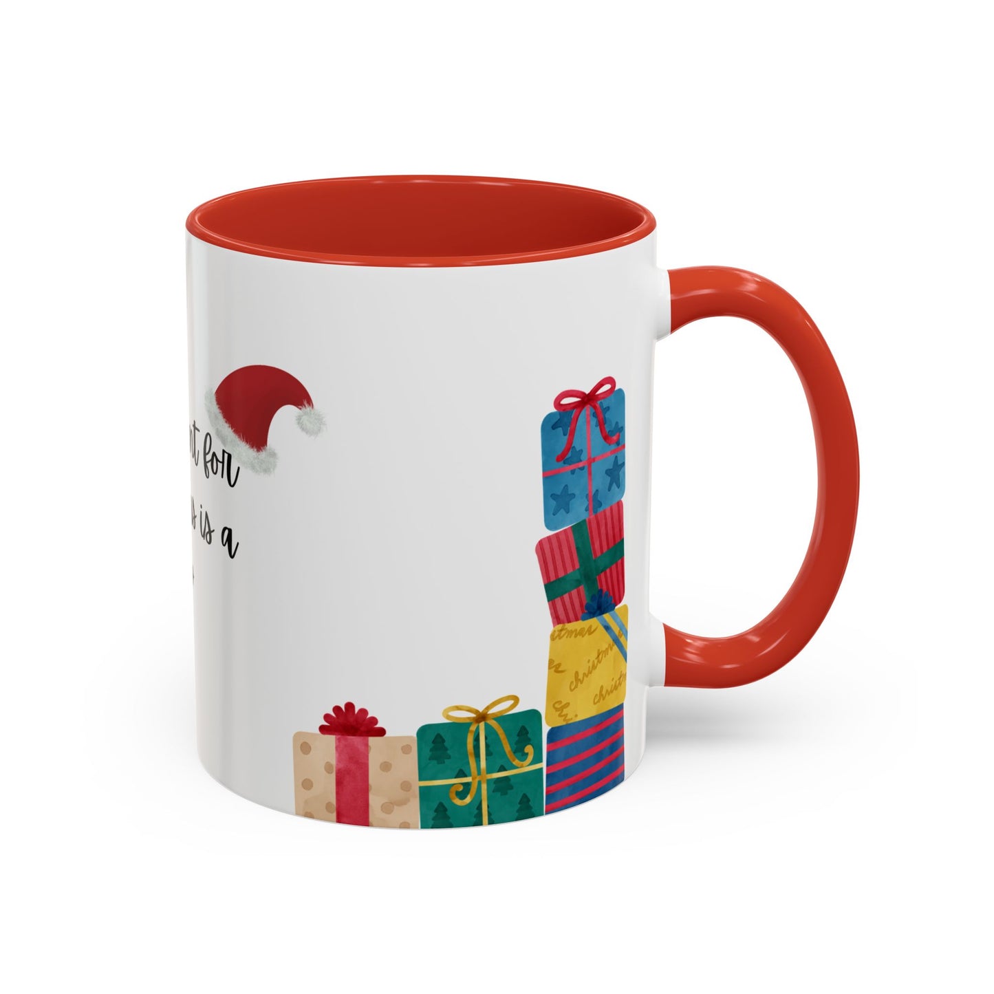 Christmas Nap Accent Coffee Mug - 11oz Holiday Gift for Coffee Lovers